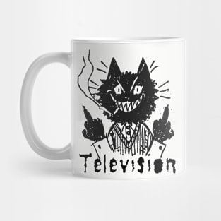television and the bad cat Mug